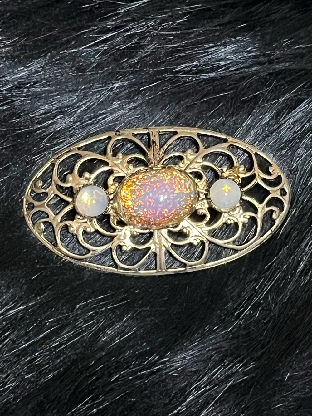 Vintage Opal Brooch